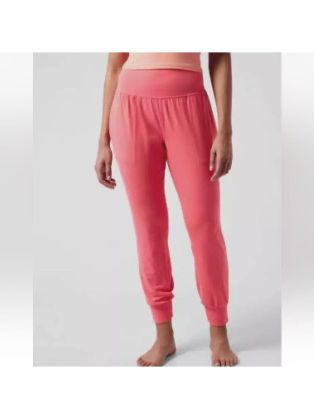 Athleta Salutation High Rise Joggers Pink Size M Athleisure